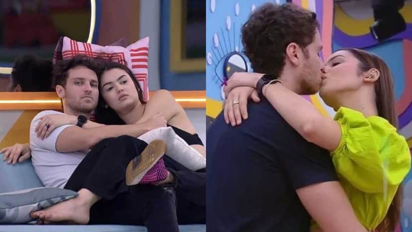 No BBB22, Lucas e Eslovênia formaram o primeiro casal da casa No BBB22, Lucas e Eslovênia formaram o primeiro casal da casa