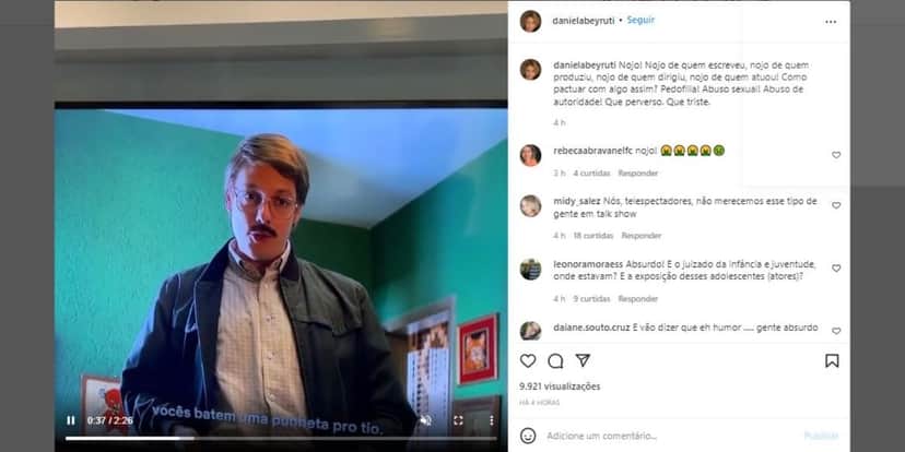 Daniela Beyruti, filha de Silvio Santos, detonou cena de filme com Fábio Porchat (Foto: Reprodução/Instagram) Daniela Beyruti, filha de Silvio Santos, detonou cena de filme com Fábio Porchat (Foto: Reprodução/Instagram)