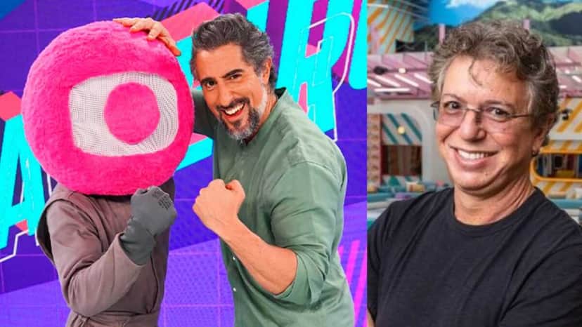 BBB22: Boninho recruta Globolinho para entrar na festa (Foto: Reprodução/Montagem) BBB22: Boninho recruta Globolinho para entrar na festa (Foto: Reprodução/Montagem)