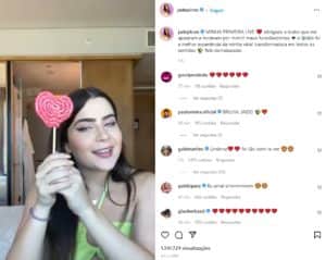 Jade Picon falou com os seus fãs pela primeira vez após deixar o BBB22 (Foto: Reprodução / Instagram) Jade Picon falou com os seus fãs pela primeira vez após deixar o BBB22 (Foto: Reprodução / Instagram)