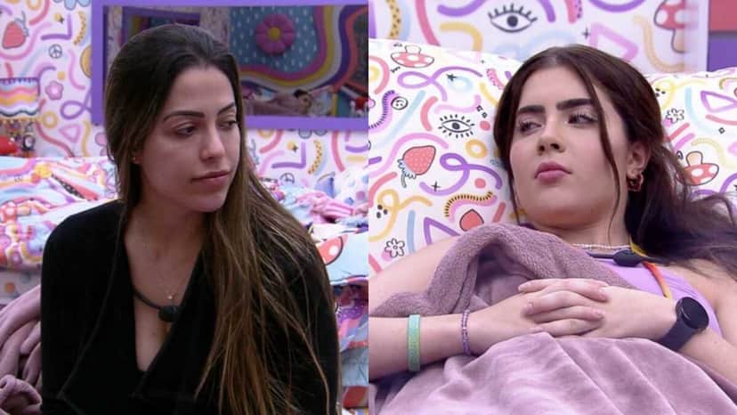 BBB22: Jade Picon se justifica para Laís (Foto: Reprodução/Montagem) BBB22: Jade Picon se justifica para Laís (Foto: Reprodução/Montagem)