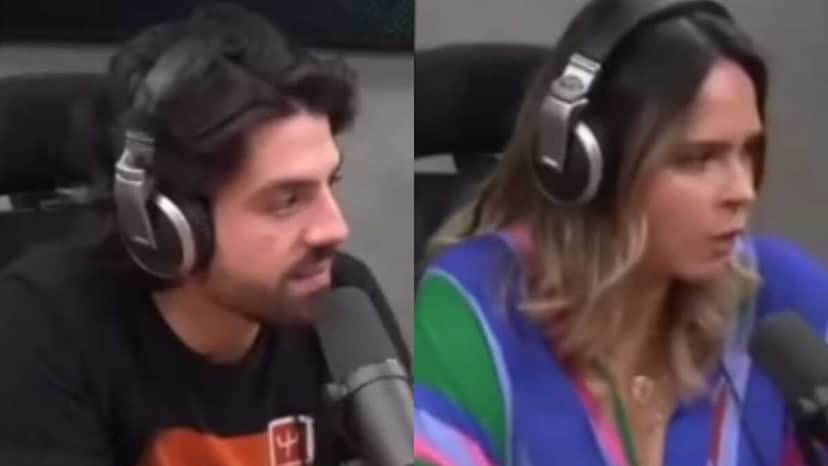 Matheus Baldi e Ana Paula Renault, apresentadores do 4talkcast (Foto: Reprodução/Montagem/Youtube) Matheus Baldi e Ana Paula Renault, apresentadores do 4talkcast (Foto: Reprodução/Montagem/Youtube)