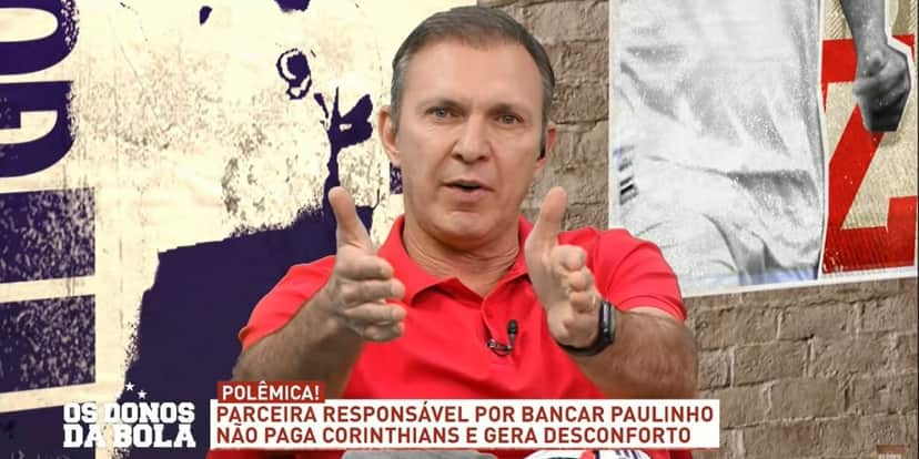 Neto bate-boca com comentarista da Band por atraso de salário e confirma às câmeras: "Não tinha dinheiro" Neto bate-boca com comentarista da Band por atraso de salário e confirma às câmeras: "Não tinha dinheiro"