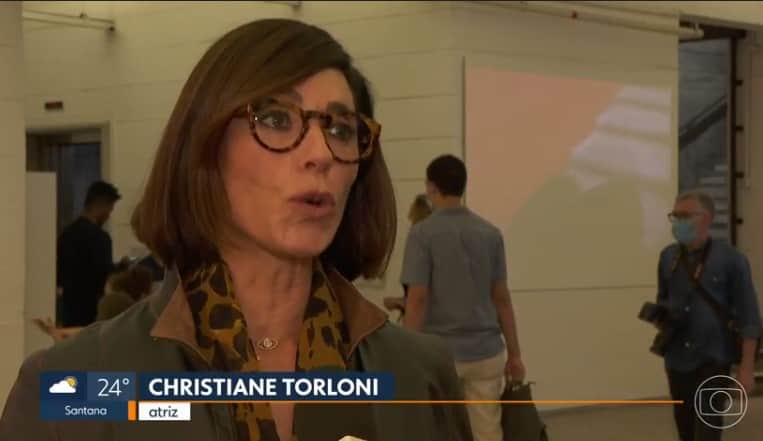 Christiane Torloni foi entrevistada no SP1, da Globo Christiane Torloni foi entrevistada no SP1, da Globo