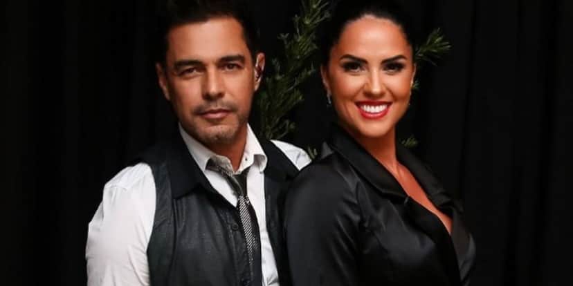 Zezé Di Camargo e sua noiva, Graciele Lacerda Zezé Di Camargo e sua noiva, Graciele Lacerda
