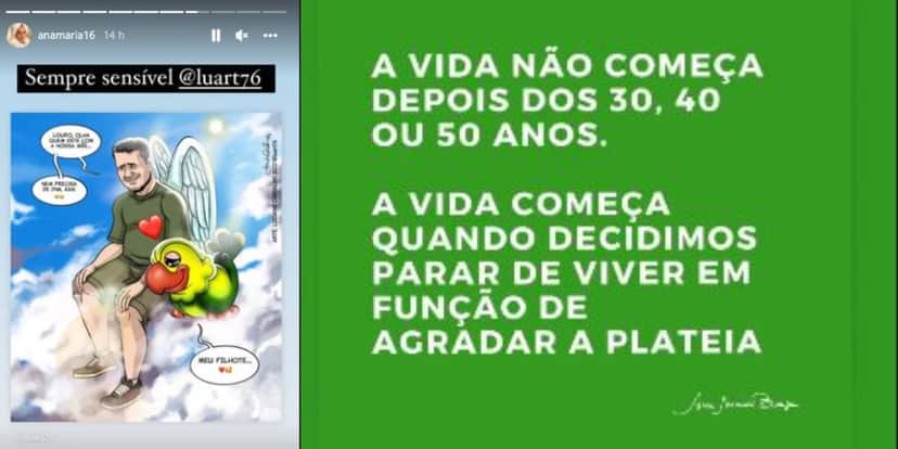 Ana Maria Braga surgiu reflexiva nas redes sociais (Foto: Reprodução/Instagram) Ana Maria Braga surgiu reflexiva nas redes sociais (Foto: Reprodução/Instagram)