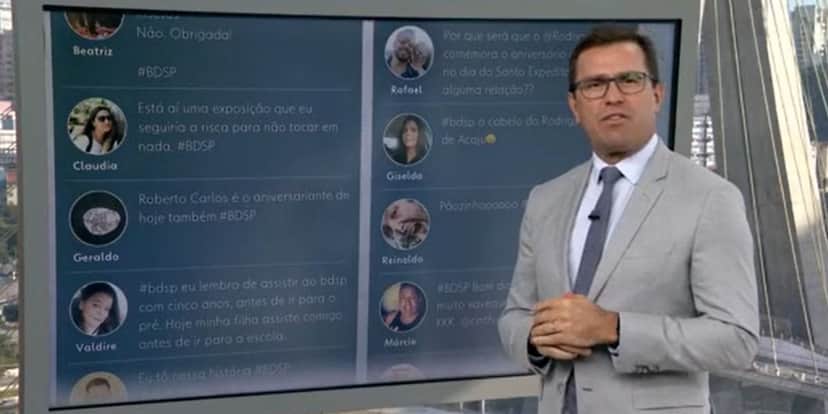"Um dos maiores", Bocardi paralisa BDSP e dá notícia de Roberto Carlos aos 81 anos: "É impressionante" "Um dos maiores", Bocardi paralisa BDSP e dá notícia de Roberto Carlos aos 81 anos: "É impressionante"