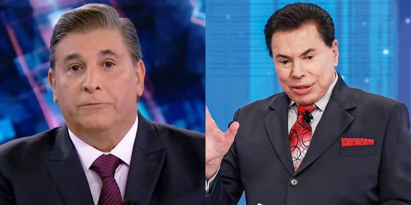 Carlos Nascimento e Silvio Santos (Foto: Reprodução) Carlos Nascimento e Silvio Santos (Foto: Reprodução)