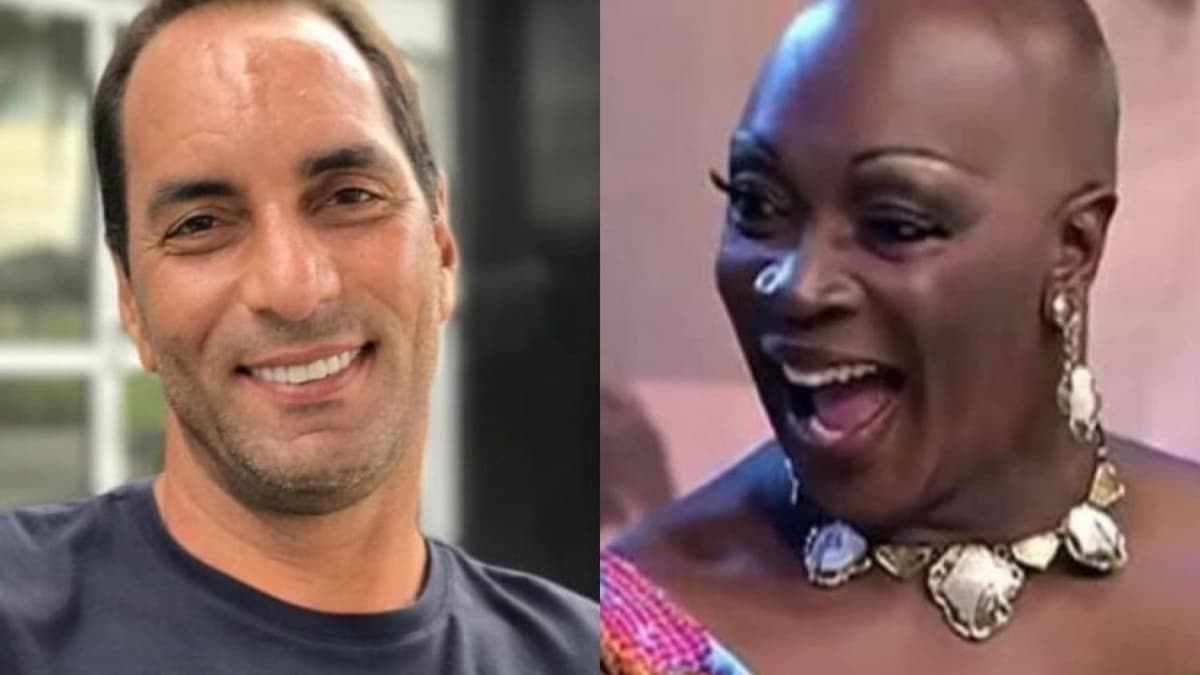 Filho do ex-jogador Edmundo aponta o pai como affair de Jorge Lafond, a Vera Verão (Foto: Reprodução/Instagram/SBT) Filho do ex-jogador Edmundo aponta o pai como affair de Jorge Lafond, a Vera Verão (Foto: Reprodução/Instagram/SBT)