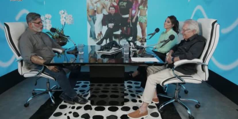 Alexandre Frota falou sobre Silvio Santos para Carlos Alberto de Nóbrega, no podcast "Rir é o Melhor Remédio" (Foto: Reprodução/YouTube) Alexandre Frota falou sobre Silvio Santos para Carlos Alberto de Nóbrega, no podcast "Rir é o Melhor Remédio" (Foto: Reprodução/YouTube)