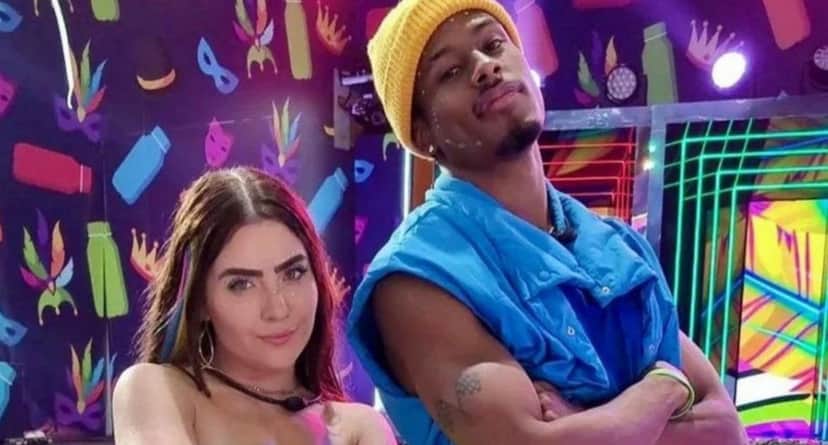 Paulo André e Jade Picon no BBB22: dupla foi quem mais ganhou seguidores nas redes sociais (Foto: Reprodução / Globoplay) Paulo André e Jade Picon no BBB22: dupla foi quem mais ganhou seguidores nas redes sociais (Foto: Reprodução / Globoplay)