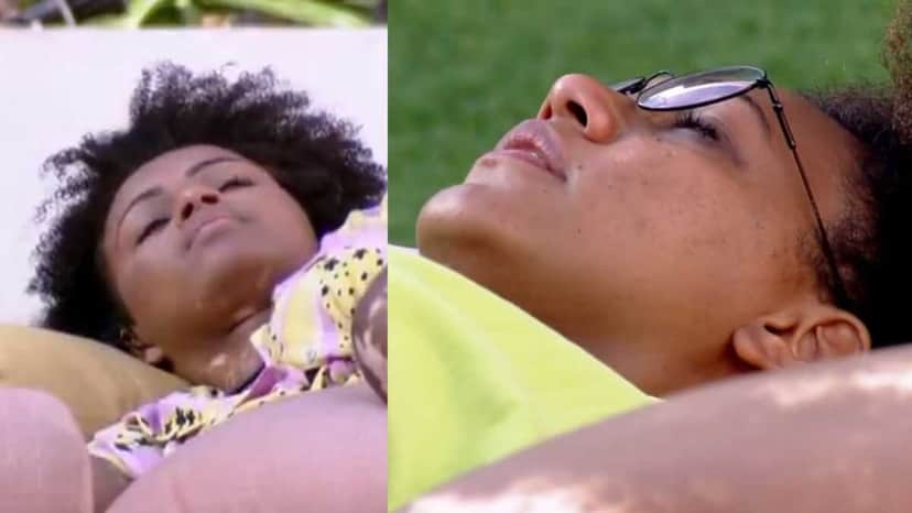 BBB22: Jessilane chora ao pensar na eliminação de Natália (Foto: Reprodução/Montagem) BBB22: Jessilane chora ao pensar na eliminação de Natália (Foto: Reprodução/Montagem)