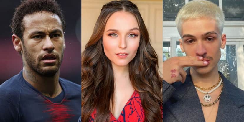 Larissa Manoela teve romance exposto com Neymar e João Guilherme (Foto: Reprodução) Larissa Manoela teve romance exposto com Neymar e João Guilherme (Foto: Reprodução)
