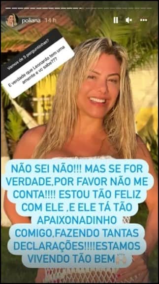 Poliana Rocha expõe amante de Leonardo - Foto: Reprodução Poliana Rocha expõe amante de Leonardo - Foto: Reprodução