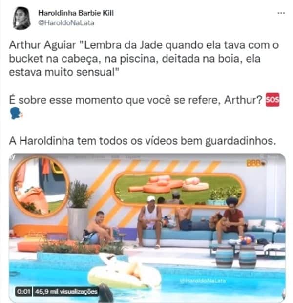 BBB22: Reação dos internautas no Twitter (Foto: Reprodução) BBB22: Reação dos internautas no Twitter (Foto: Reprodução)