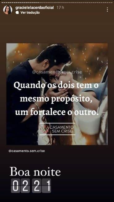 Graciele Lacerda falou sobre separação (Foto: Reprodução/ Instagram) Graciele Lacerda falou sobre separação (Foto: Reprodução/ Instagram)