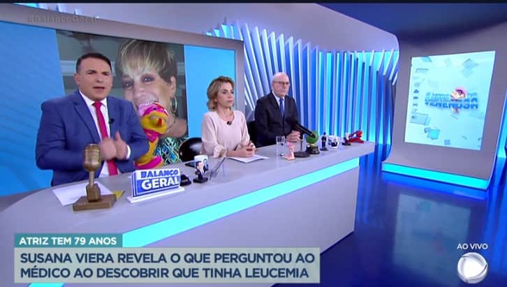 Gottino aproveitou desabafo de Susana Vieria para deixar uma reflexão no Balanço Geral Gottino aproveitou desabafo de Susana Vieria para deixar uma reflexão no Balanço Geral