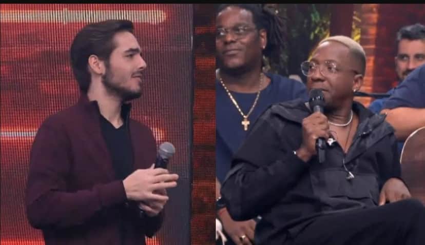 João Guilherme e Mumuzinho no Faustão na Band João Guilherme e Mumuzinho no Faustão na Band