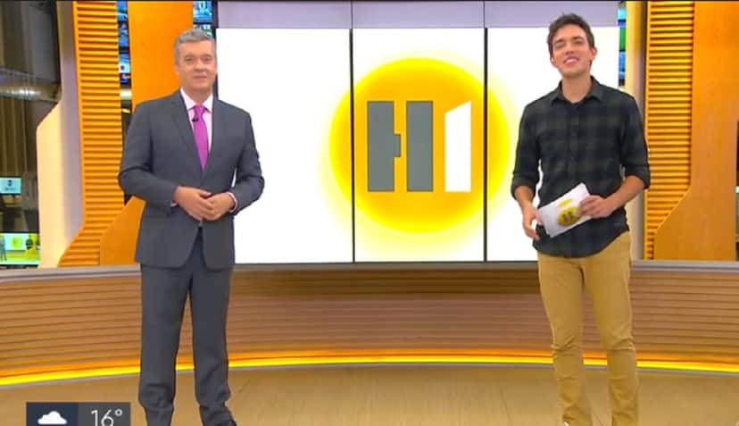 Roberto kovalick e Alessandro Jodar na última edição do Hora 1 Roberto kovalick e Alessandro Jodar na última edição do Hora 1