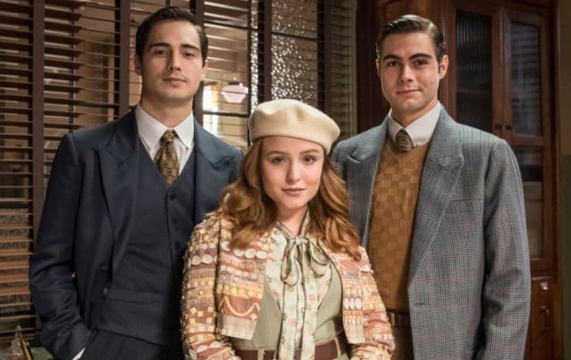 Isadora ao lado de Joaquim e Davi em 'Além da Ilusão' (Foto: Reprodução / Globo) Isadora ao lado de Joaquim e Davi em 'Além da Ilusão' (Foto: Reprodução / Globo)