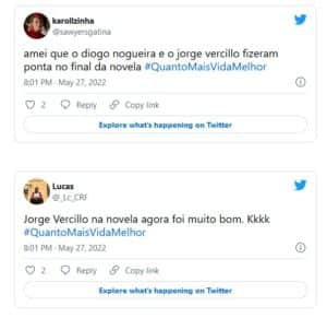 Roni (Felipe Abib) foi o escolhido pela Morte e web repercutiu o final da novela (Foto: Reprodução / Twitter) Roni (Felipe Abib) foi o escolhido pela Morte e web repercutiu o final da novela (Foto: Reprodução / Twitter)