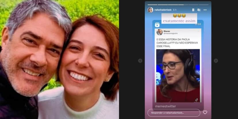 Esposa de Bonner compartilhou relato de Paola Carosella (Foto: Reprodução/Instagram) Esposa de Bonner compartilhou relato de Paola Carosella (Foto: Reprodução/Instagram)