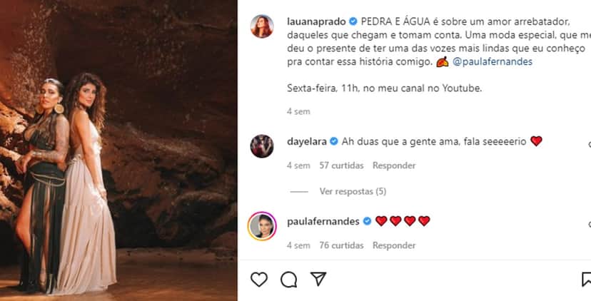 Paula Fernandes e Lauana Prado Paula Fernandes e Lauana Prado