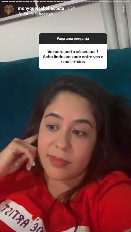 Monyque Isabella é filha de Leonardo Monyque Isabella é filha de Leonardo