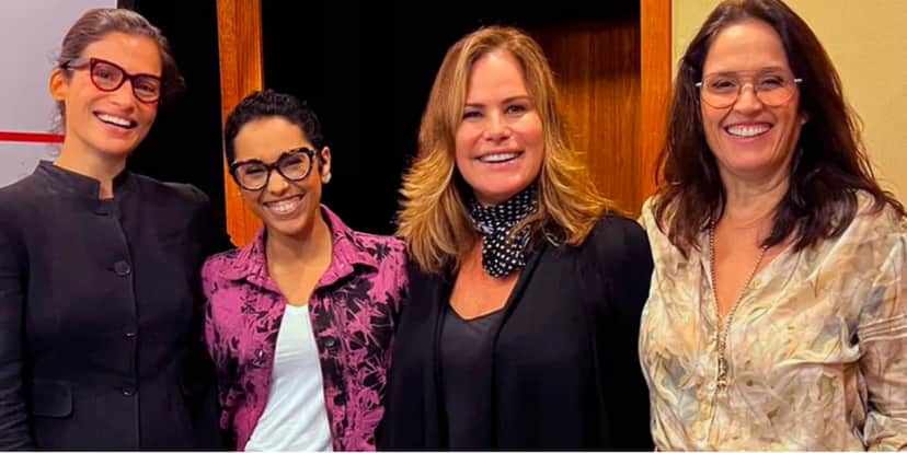 Renata Vasconcellos, Lilian Ribeiro, Renata Ceribelli e Ana Luiza Guimarães (Foto: Reprodução/Fantástico) Renata Vasconcellos, Lilian Ribeiro, Renata Ceribelli e Ana Luiza Guimarães (Foto: Reprodução/Fantástico)