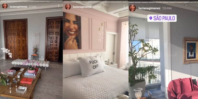 Luciana Gimenez mostra decoração de seu apartamento de luxo (reprodução: Instagram) Luciana Gimenez mostra decoração de seu apartamento de luxo (reprodução: Instagram)