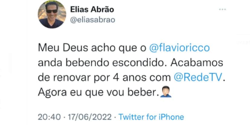 Diretor de Sônia Abrão nega saída da apresentadora da RedeTY - Foto: Reprodução Twitter Diretor de Sônia Abrão nega saída da apresentadora da RedeTY - Foto: Reprodução Twitter