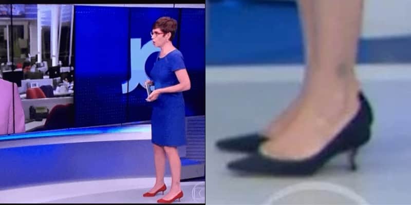 Renata Lo Prete tem o nome do seu grande amor tatuada no tornozelo Renata Lo Prete tem o nome do seu grande amor tatuada no tornozelo
