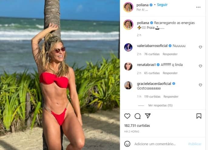 Poliana Rocha surge nas redes sociais esbanjando sensualidade (Foto: Reprodução/Instagram) Poliana Rocha surge nas redes sociais esbanjando sensualidade (Foto: Reprodução/Instagram)