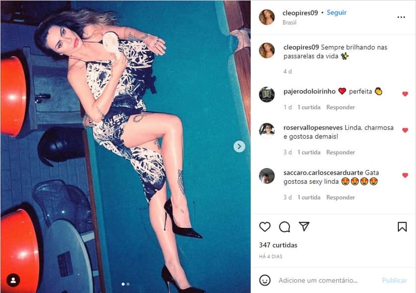 Cleo Pires sensualiza em fotão - Foto: Reprodução Cleo Pires sensualiza em fotão - Foto: Reprodução