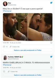 Web ficou em polvorosa com sedução de Bruaca em Alcides (Foto: Reprodução / Twitter) Web ficou em polvorosa com sedução de Bruaca em Alcides (Foto: Reprodução / Twitter)