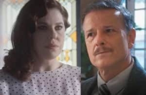 Úrsula (Bárbara Paz) vai inventar para Eugênio (Marcello Novaes) que está grávida na novela Além da Ilusão (Foto: Reprodução / Globo) Úrsula (Bárbara Paz) vai inventar para Eugênio (Marcello Novaes) que está grávida na novela Além da Ilusão (Foto: Reprodução / Globo)
