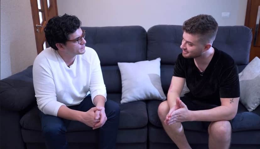 O cantor sertanejo Conrado em entrevista ao Fantástico- Foto: Reprodução O cantor sertanejo Conrado em entrevista ao Fantástico- Foto: Reprodução