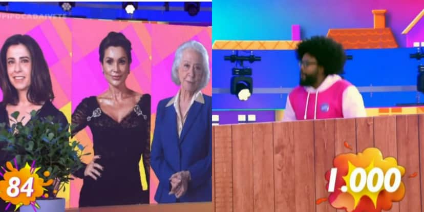 Gincana no "Pipoca da Ivete" mostrou Fernanda Torres (Foto: Reprodução/TV Globo) Gincana no "Pipoca da Ivete" mostrou Fernanda Torres (Foto: Reprodução/TV Globo)