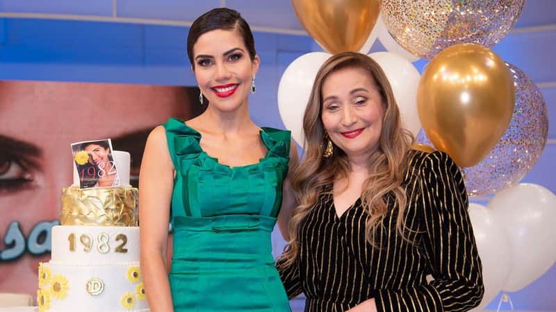 Daniela Albuquerque e Sônia Abrão no Sensacional Daniela Albuquerque e Sônia Abrão no Sensacional