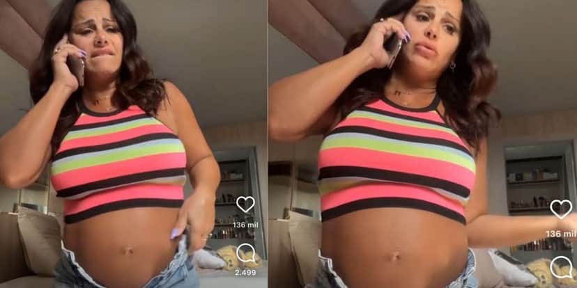 Atriz Viviane Araújo diverte seguidores ao mostrar que não consegue mais utilizar suas roupas - Reprodução Instagram Atriz Viviane Araújo diverte seguidores ao mostrar que não consegue mais utilizar suas roupas - Reprodução Instagram