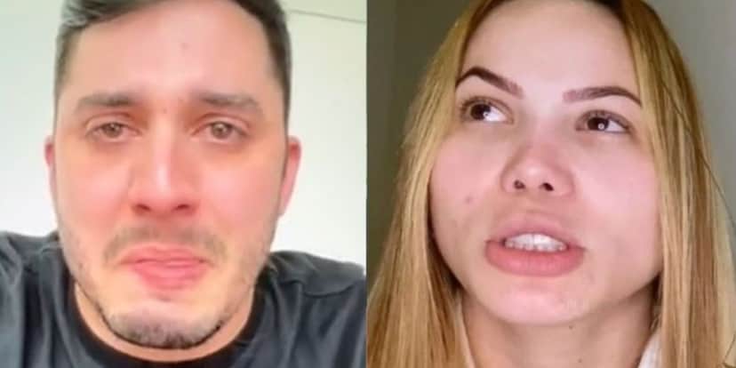 Jonas Esticado cai no choro em vídeo publicado nas redes sociais - Reprodução Instagram Jonas Esticado cai no choro em vídeo publicado nas redes sociais - Reprodução Instagram