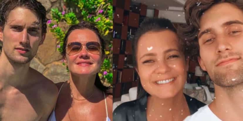 Filho de Adriana Esteves choca pela beleza ao aparecer em clique raro com a mãe Filho de Adriana Esteves choca pela beleza ao aparecer em clique raro com a mãe