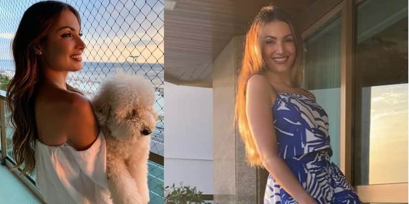Patrícia Poeta em seu apartamento no Rio de Janeiro (Reprodução: Montagem TV Foco) Patrícia Poeta em seu apartamento no Rio de Janeiro (Reprodução: Montagem TV Foco)