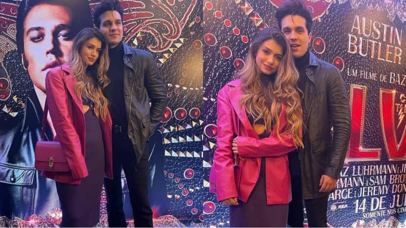Luan Santana e Izabela Cunha agarradinhos na premiére de "Elvis" Luan Santana e Izabela Cunha agarradinhos na premiére de "Elvis"