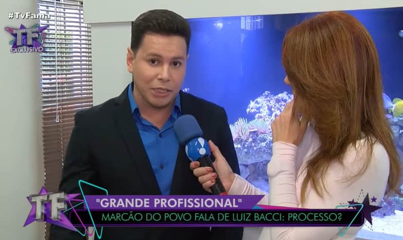 Marcão do Povo falou sobre processo contra Luiz Bacci ao TV Fama Marcão do Povo falou sobre processo contra Luiz Bacci ao TV Fama