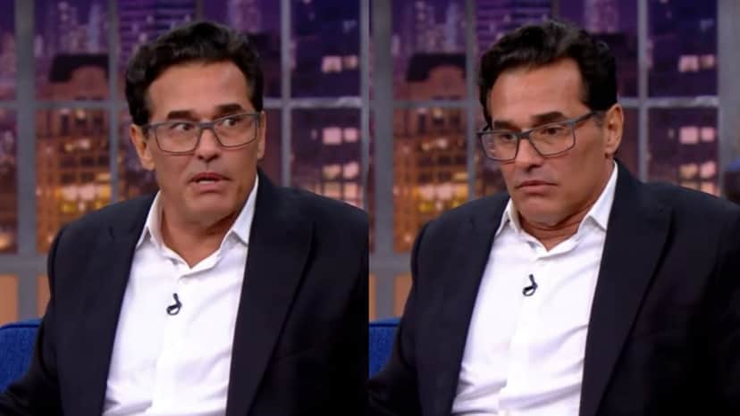 Luciano Szafir no The Noite, de Danilo Gentili (Foto: Reprodução/Montagem/YouTube) Luciano Szafir no The Noite, de Danilo Gentili (Foto: Reprodução/Montagem/YouTube)