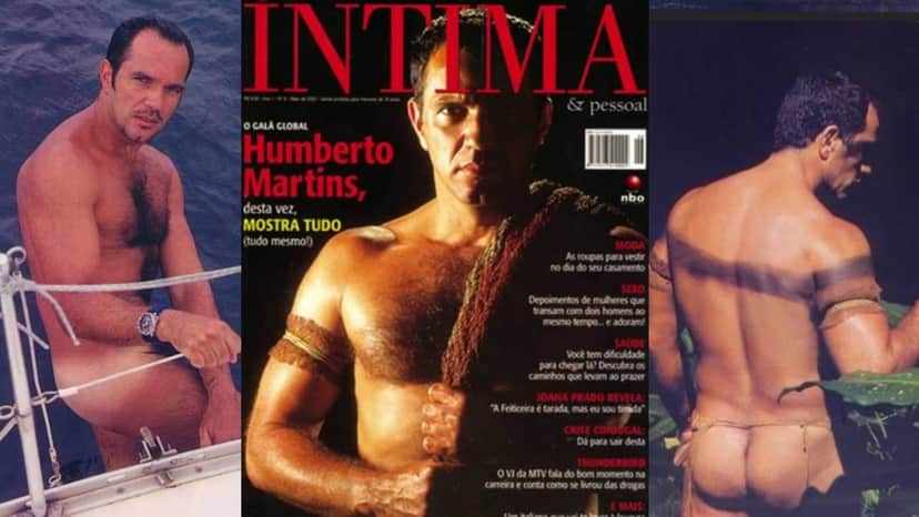 Humberto Martins recorda ensaio nu nos anos 2000 (Foto: Reprodução/Montagem) Humberto Martins recorda ensaio nu nos anos 2000 (Foto: Reprodução/Montagem)