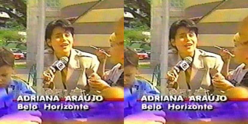 A jornalista ainda na Globo - Foto: Reprodução A jornalista ainda na Globo - Foto: Reprodução