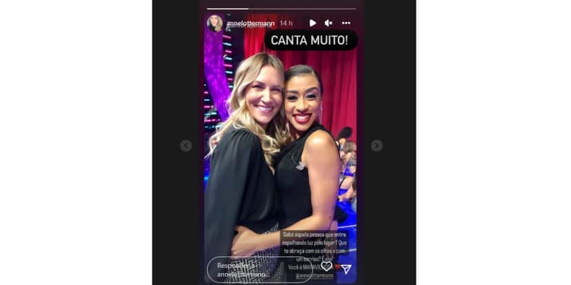Anne Lottermann e cantora do Faustão Anne Lottermann e cantora do Faustão