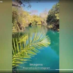 Piscina gigante da mansão de Virgina com Zé Felipe é impressionante e faz os dois recarregarem as energias (Reprodução - Instagram) Piscina gigante da mansão de Virgina com Zé Felipe é impressionante e faz os dois recarregarem as energias (Reprodução - Instagram)